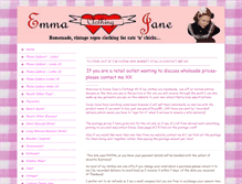 Tablet Screenshot of emmajaneclothing.com